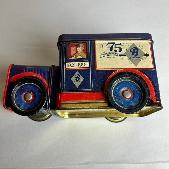 Brook Shine Bros vintage 75 years anniversary Truck shaped Tin 1996 - Picture 2 of 10